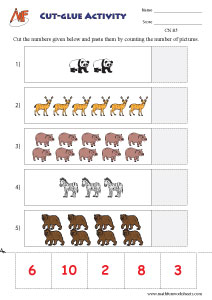 Counting and Cardinality Worksheets | Kindergarten Activities| Lesson Plan
