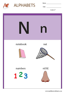 Alphabet Charts for Kindergarten - Math Fun Worksheets