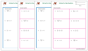 Two Step Equation