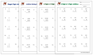 Vertical Number Addition