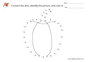 Vegetables Connecting Dots