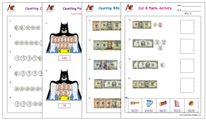 Money Worksheets