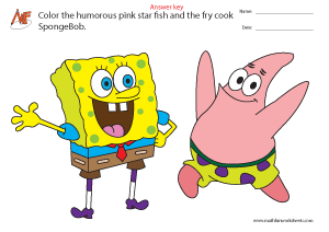 Patrick & Spongebob Coloring