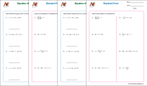 Two Intercept Form