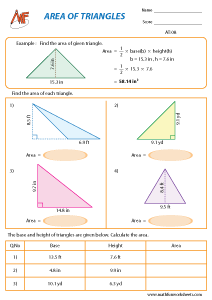 Area of Triangles