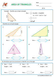 Area of Triangles