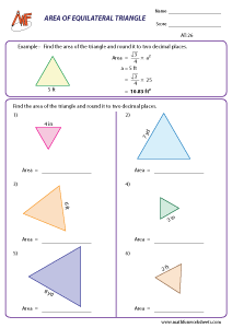 Area of Triangles