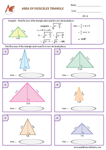 Area of Triangles