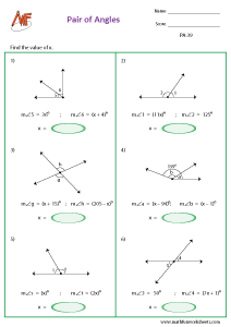 Pair of Angles