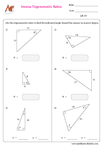 Trigonometric Ratio Worksheets