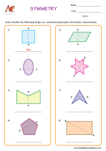 Symmetry Worksheets