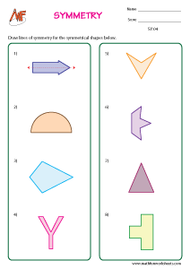 Symmetry Worksheets