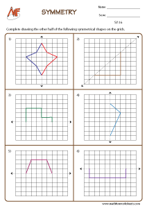 Symmetry Worksheets