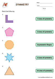 Symmetry Worksheets