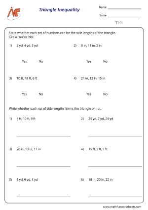 Triangle Inequality Theorem