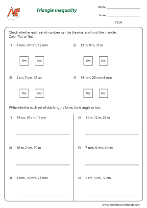 Triangle Inequality Theorem