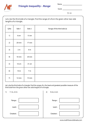 Triangle Inequality Theorem