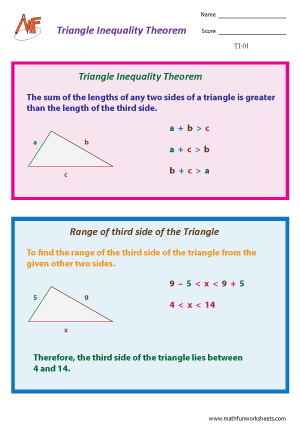 Triangle Inequality Theorem