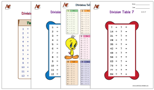 DIVISION TABLES