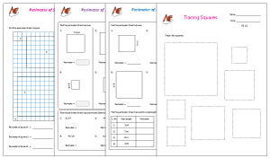 Perimeter of Shapes