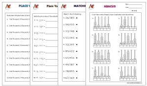 Place Value Worksheets