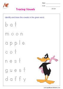 Vowels Worksheets