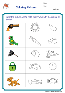 Rhyming Words Worksheets