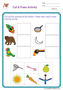 Rhyming Words Worksheets