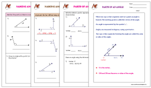 Angles Worksheets - Geometry - Math Fun Kids Worksheets
